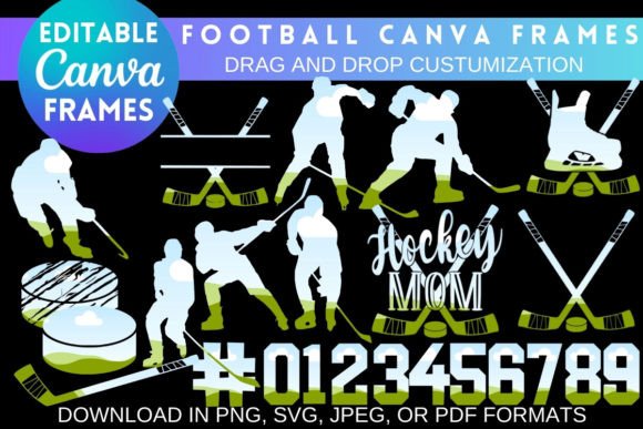 Create Pro Hockey Graphics Instantly with Canva Frames