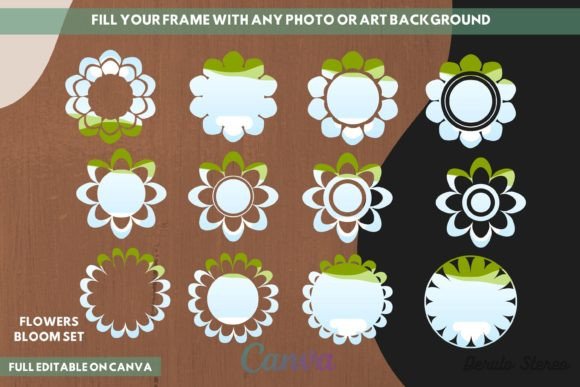 Elegant Floral Frames: Unleash Your Creativity with This Canva Template