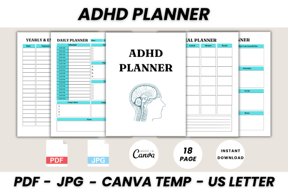 Master Your Mind: The Ultimate ADHD Planner Template