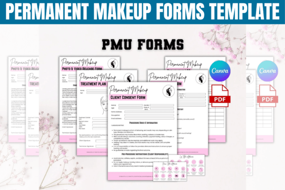 Permanent Makeup Forms Bundle: Elevate Your Beauty Business