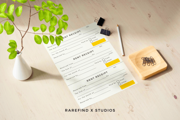 Rent Receipt Template | Editable | Canva: Streamline Your Rentals
