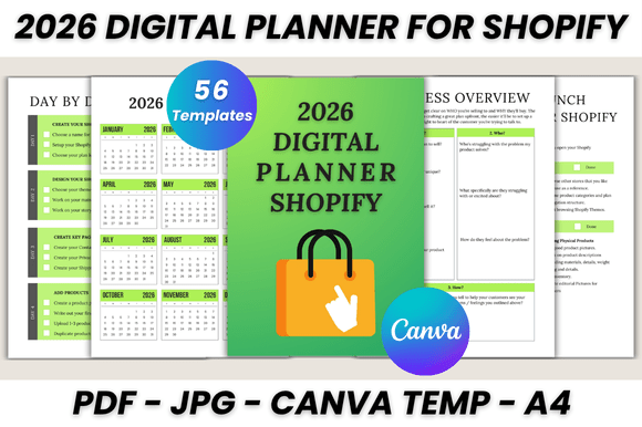 Streamline Your Shopify Store: The 2026 Digital Planner Template