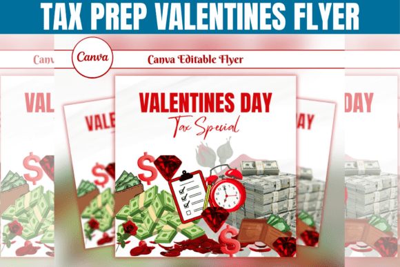 Tax Prep Valentines Flyer: Win Clients with Seasonal Style